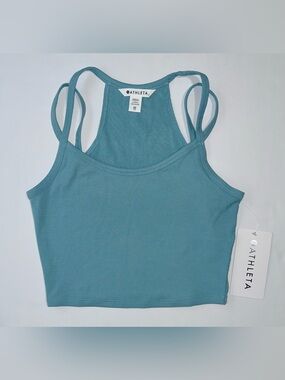 Athleta Signature Rib Wide Binding Tank